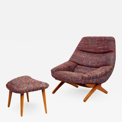 ILLUM WIKKELSO ML 91 LOUNGE CHAIR AND OTTOMAN