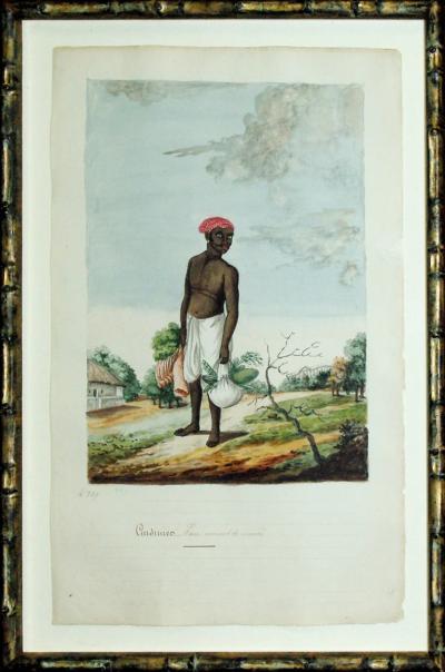 INDIAN TRADE WATERCOLOR