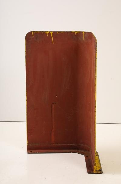 INDUSTRIAL YELLOW SCULPTURAL OBJECT