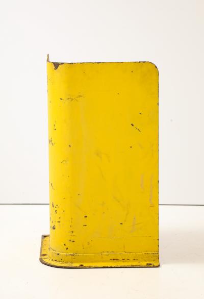INDUSTRIAL YELLOW SCULPTURAL OBJECT