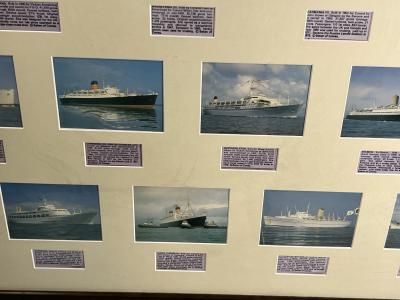 INTERESTING STEAMSHIP TRIBUTE ART