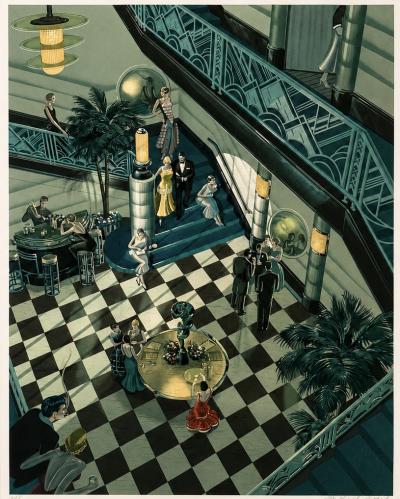 INTERMISSION Serigraph Limited Edition 36 300 by Michael Young 
