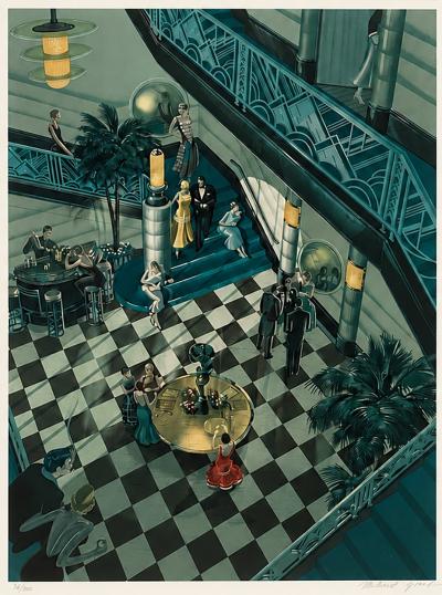 INTERMISSION Serigraph Limited Edition 36 300 by Michael Young 