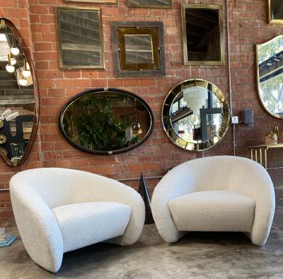 IPE Bologna Wonderful Pair of 2 Italian Armchairs by IPE Cavalli