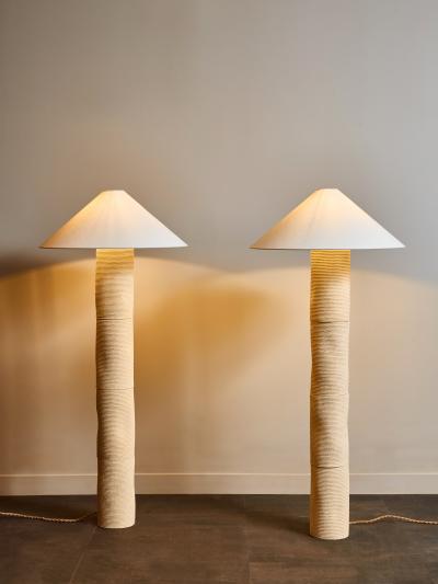 ISIA Ceramic Floor Lamps by Marie Fekroun