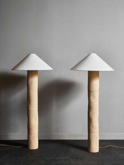 ISIA Ceramic Floor Lamps by Marie Fekroun