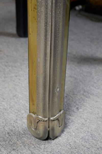 ITALIAN ART NOUVEAU STYLE MIRRORED SIDE TABLE