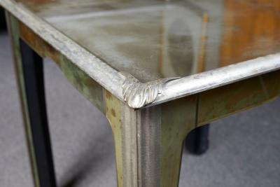 ITALIAN ART NOUVEAU STYLE MIRRORED SIDE TABLE