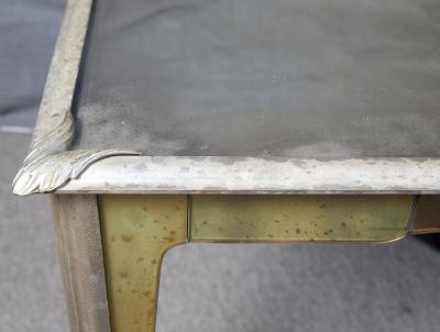 ITALIAN ART NOUVEAU STYLE MIRRORED SIDE TABLE