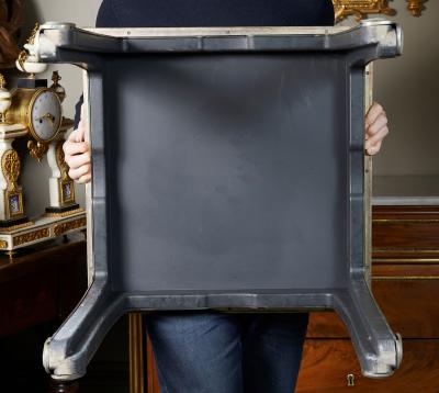 ITALIAN ART NOUVEAU STYLE MIRRORED SIDE TABLE