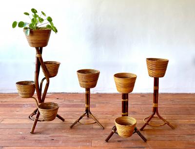 ITALIAN BAMBOO PLANT STANDS