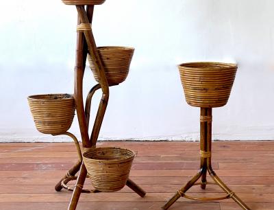 ITALIAN BAMBOO PLANT STANDS