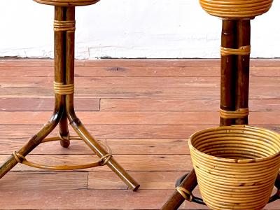 ITALIAN BAMBOO PLANT STANDS