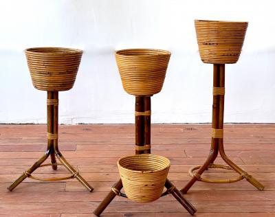 ITALIAN BAMBOO PLANT STANDS
