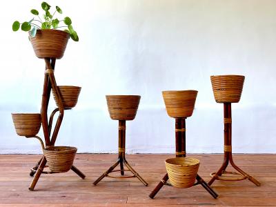 ITALIAN BAMBOO PLANT STANDS