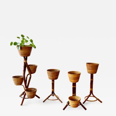 ITALIAN BAMBOO PLANT STANDS