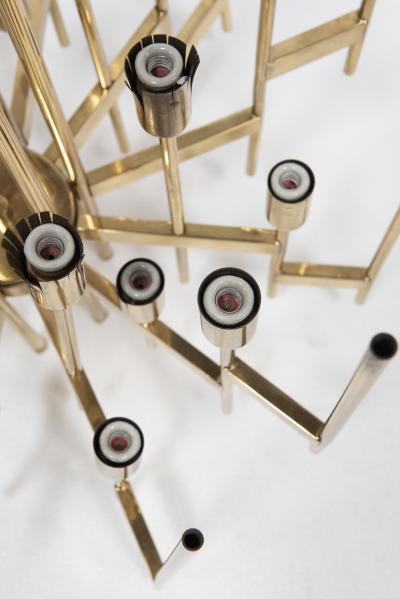 ITALIAN BRASS 24 ARM CHANDELIER