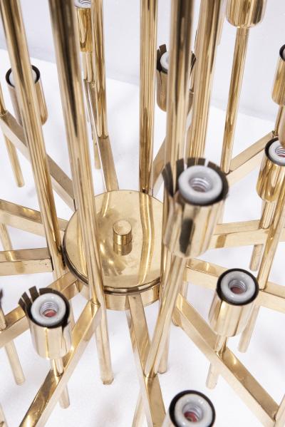 ITALIAN BRASS 24 ARM CHANDELIER