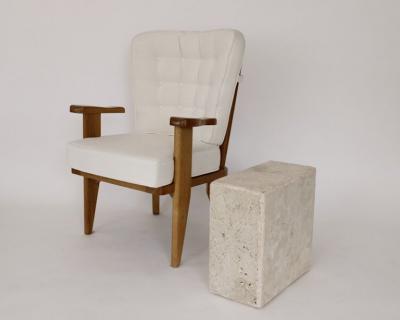 ITALIAN CREAM TRAVERTINE RECTANGULAR SIDE TABLES OR COFFEE TABLE