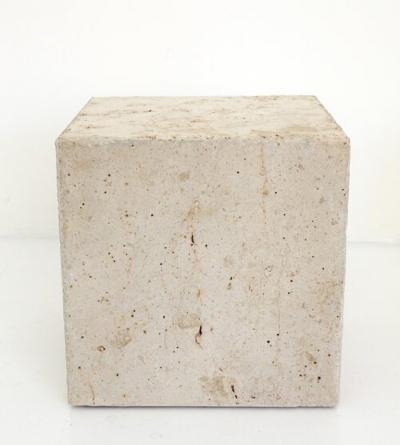 ITALIAN CREAM TRAVERTINE SIDE TABLES OR COFFEE TABLES