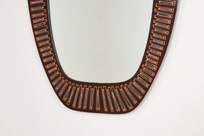 ITALIAN ENAMEL MIRROR
