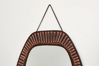 ITALIAN ENAMEL MIRROR