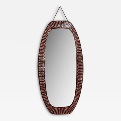 ITALIAN ENAMEL MIRROR