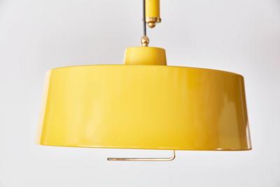 ITALIAN ENAMELED COUNTERBALANCE PENDANT