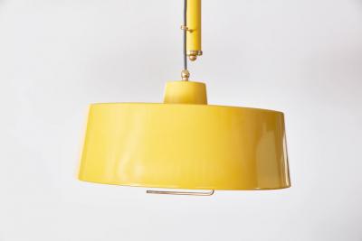 ITALIAN ENAMELED COUNTERBALANCE PENDANT
