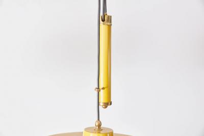 ITALIAN ENAMELED COUNTERBALANCE PENDANT