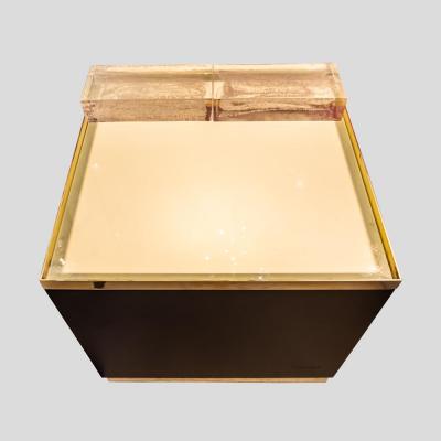 ITALIAN MID CENTURY STYLE ILLUMINATING COFFEE TABLE