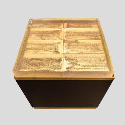 ITALIAN MID CENTURY STYLE ILLUMINATING COFFEE TABLE