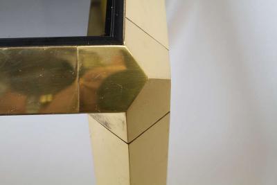 ITALIAN POLISHED BRASS COFFEE TABLE