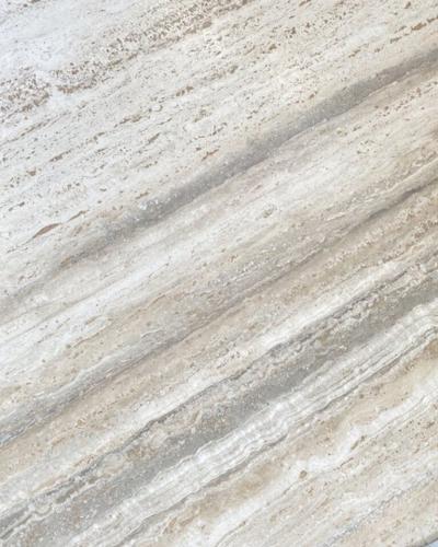 ITALIAN ROUND TRAVERTINE MARBLE DINING TABLE