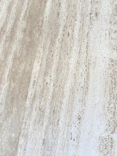 ITALIAN ROUND TRAVERTINE MARBLE DINING TABLE