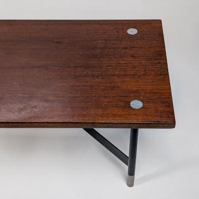 ITALIAN TEAK BENCH TABLE 1970 