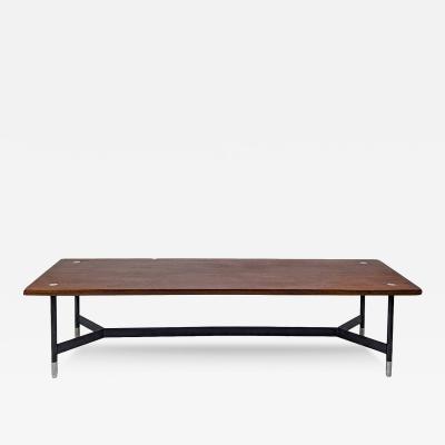 ITALIAN TEAK BENCH TABLE 1970 