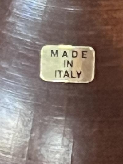 ITALIAN WALNUT AND SILVER PLATE PEAR BOX