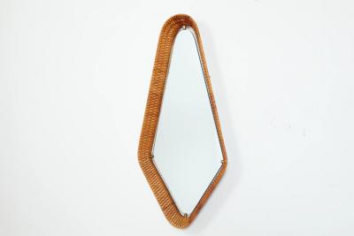 ITALIAN WICKER MIRROR