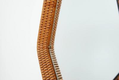 ITALIAN WICKER MIRROR