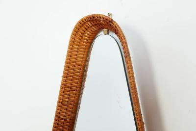 ITALIAN WICKER MIRROR