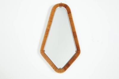 ITALIAN WICKER MIRROR
