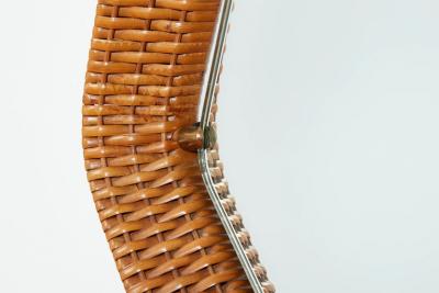 ITALIAN WICKER MIRROR