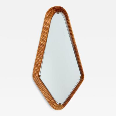ITALIAN WICKER MIRROR