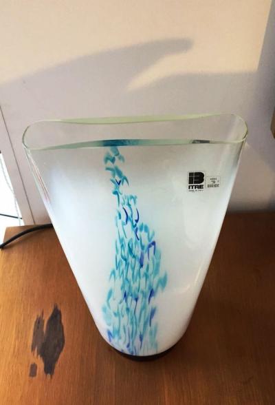 ITRE 1970s Table Lamp by ITRE Murano Glass