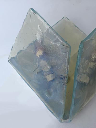 ITRE Sconce Butterfly Opal Murano Glass by ITRE Italy 1970s