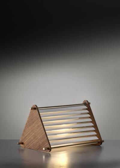 Ib Fabiansen Ib Fabiansen triangular table lamp