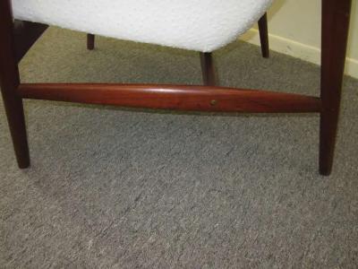 Ib Kofod Larsen Amazing Danish Modern Ib Kofod Larson Style Teak Lounge Chair