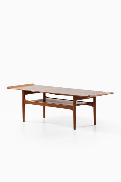 Ib Kofod Larsen Coffee Table in Rosewood and Teak by Ib Kofod Larsen 1950s