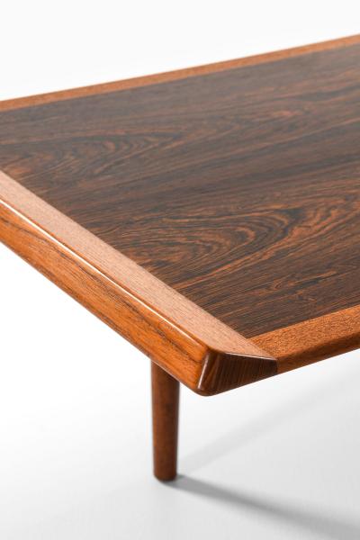 Ib Kofod Larsen Coffee Table in Rosewood and Teak by Ib Kofod Larsen 1950s